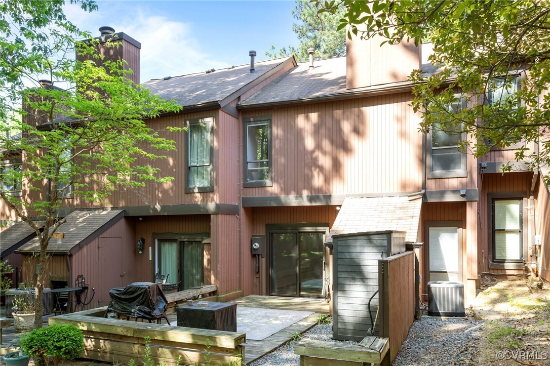 11905 West Briar Patch Drive Midlothian, VA 23113 - Photo 3 of 49 Back patios has attahced shed and detached shed.