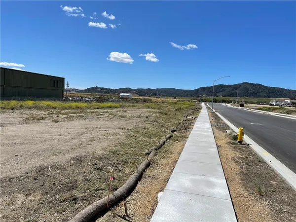 a view of a lake with a mountain