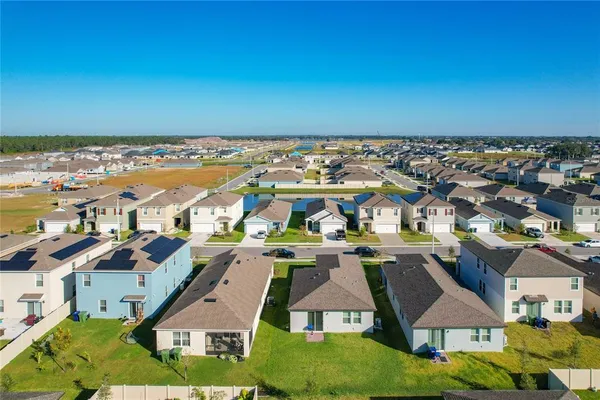 a house view with a backyard space