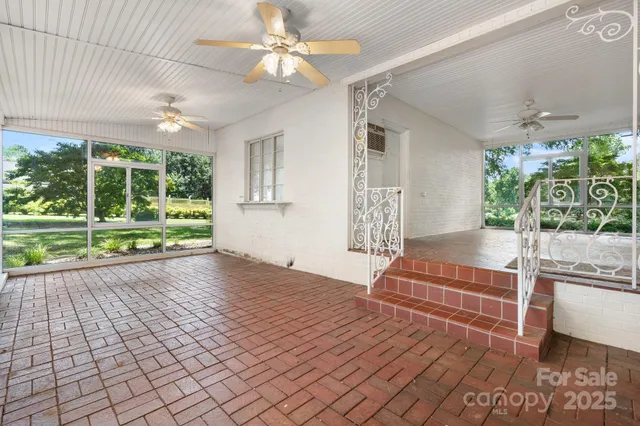a view of outdoor space and balcony