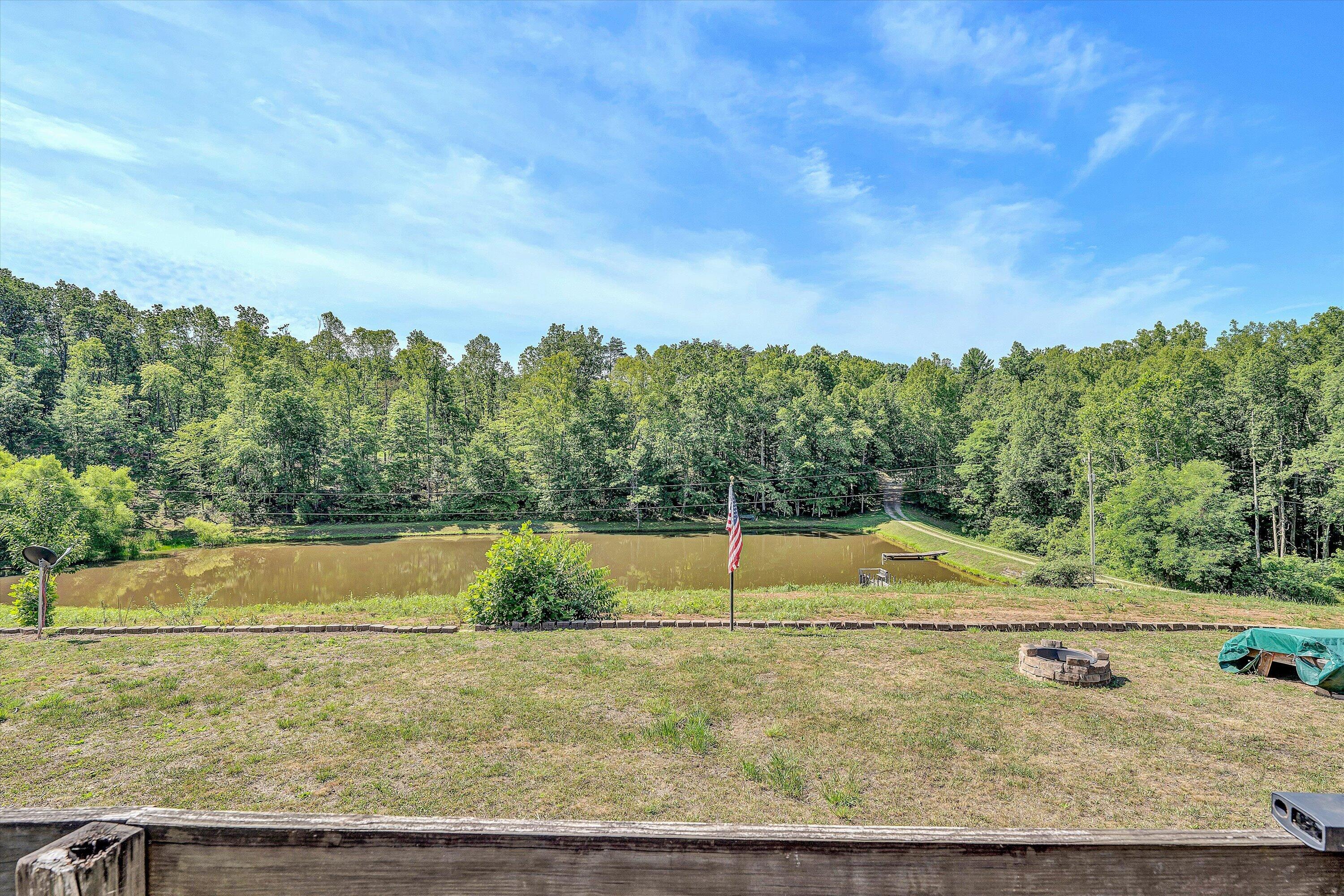 570 Mirey Branch Road Boones Mill, VA 24065 - Photo 41 of 43 Pond View from Home