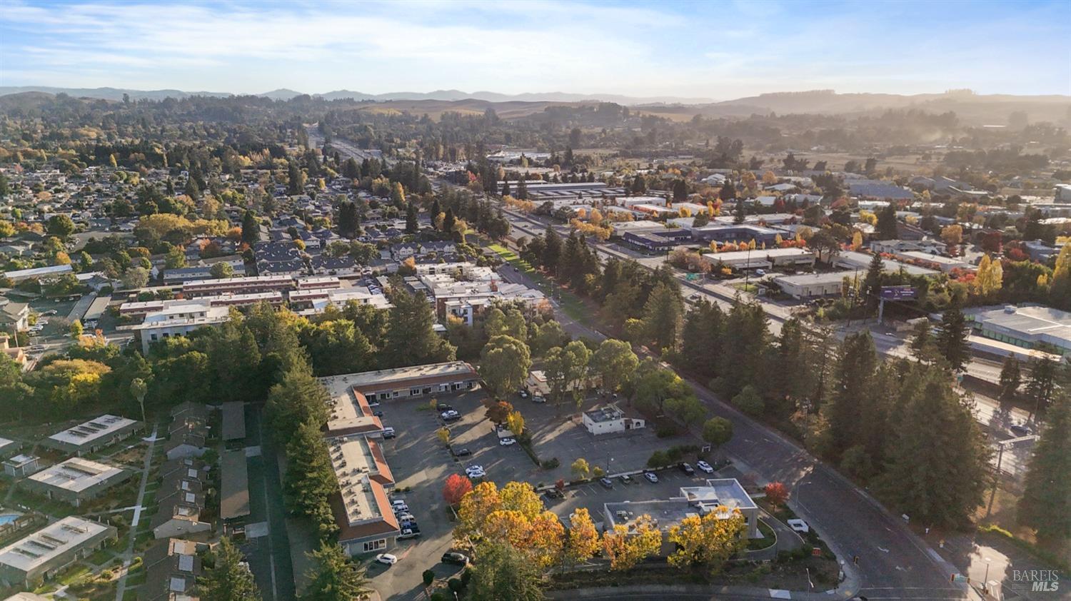 6650 Commerce Boulevard, Unit 17 Rohnert Park, CA 94928 - Photo 11 of 14 an aerial view of residential house with outdoor space and seating
