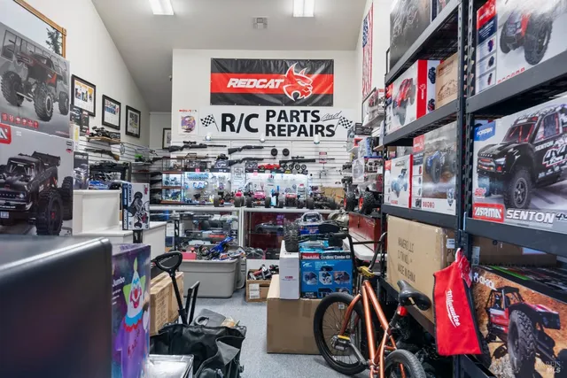 a room with storage and utility