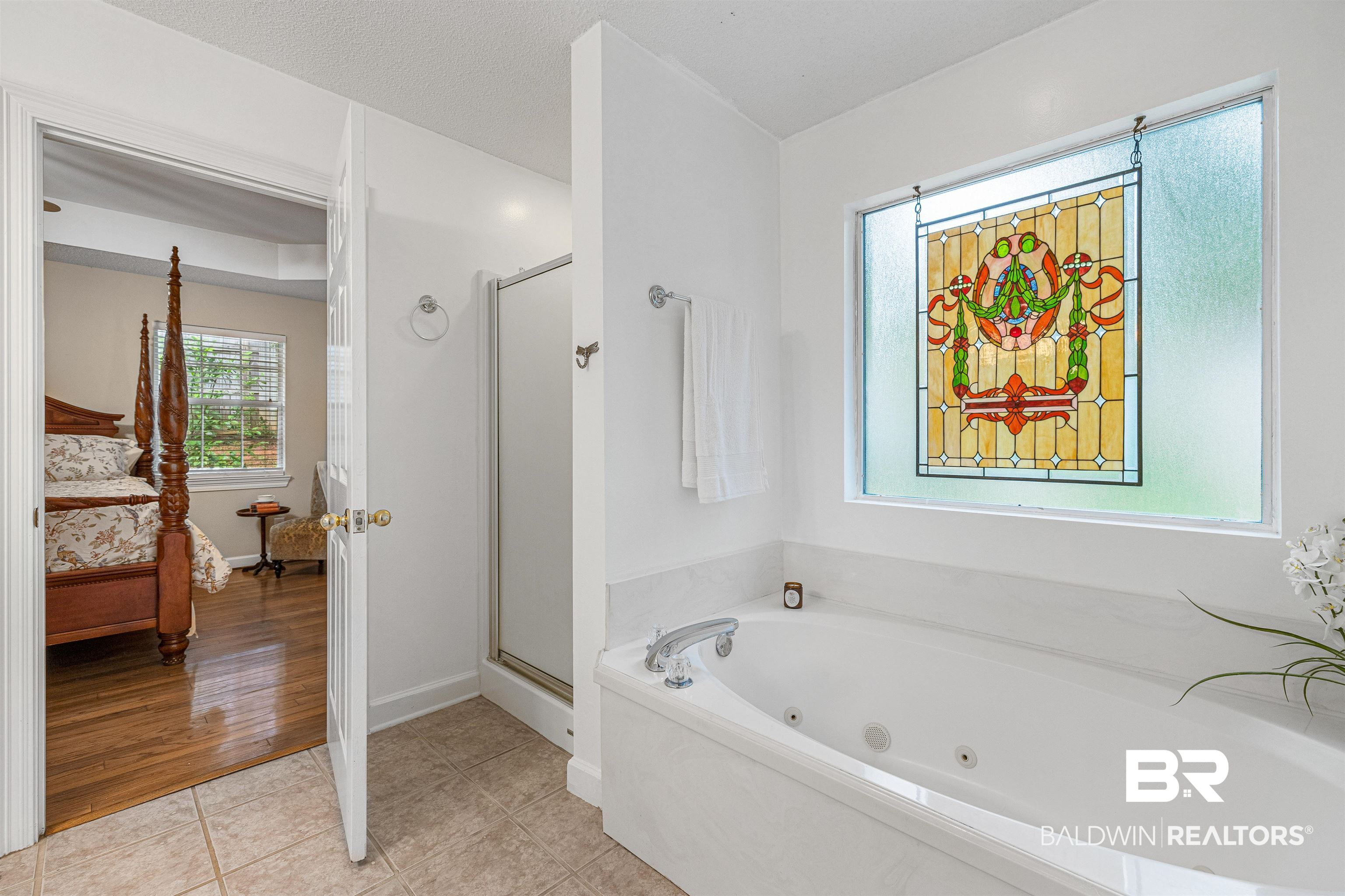 349 Ridgewood Drive Daphne, AL 36526 - Photo 18 of 35 Separate shower & Jetted tub