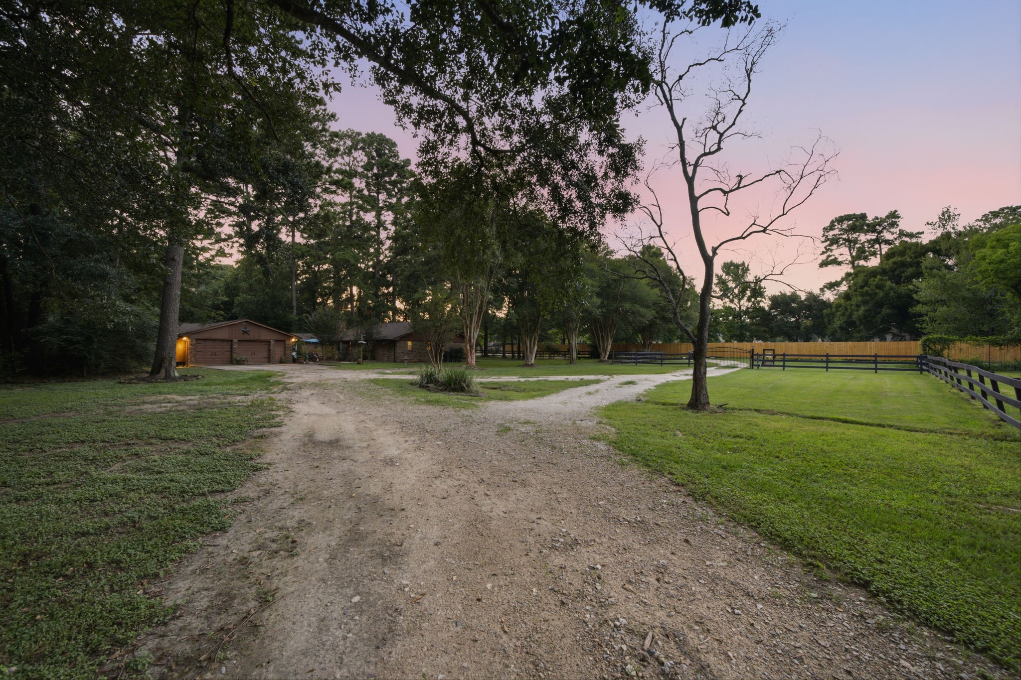 9905 Kleppel Road Tomball, TX 77375 - Photo 8 of 37 Road leading the back acreage