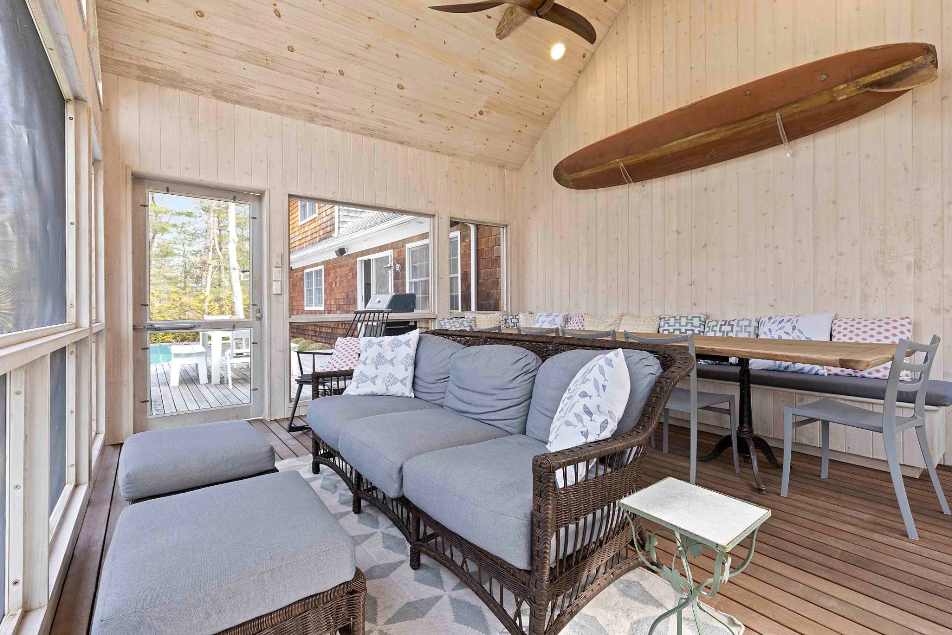 37 Foster Road Quogue, NY 11959 - Photo 4 of 11 a living room with furniture and a large window
