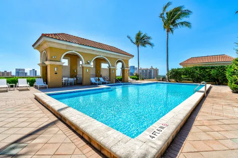 a view of a house with a swimming pool