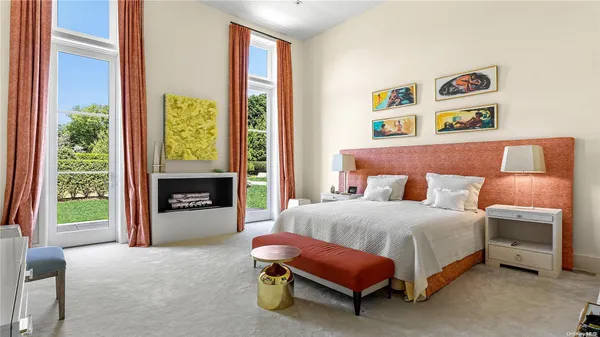 a bathroom with a double vanity sink mirror and double