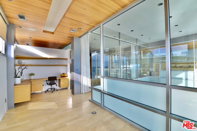 a view of a walk in closet