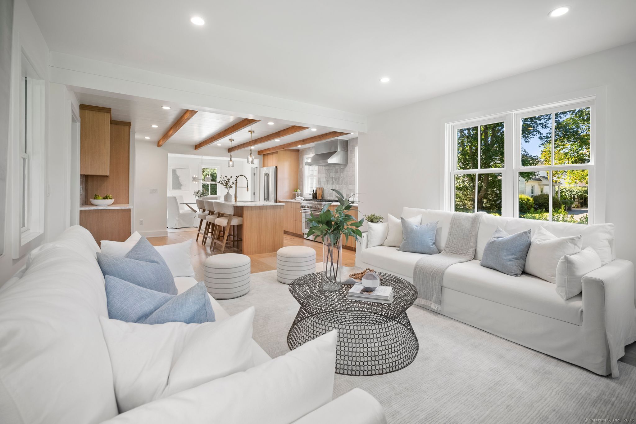 7 Wild Rose Road Westport, CT 06880 - Photo 8 of 33 a living room with furniture and a large window