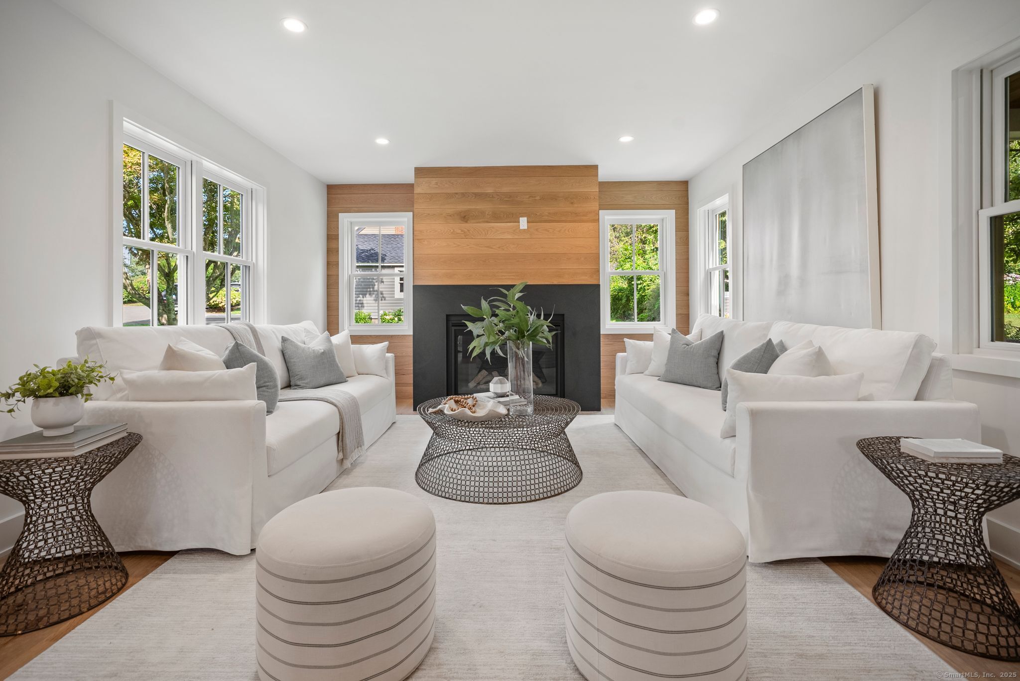 7 Wild Rose Road Westport, CT 06880 - Photo 9 of 33 a living room with furniture and a large window