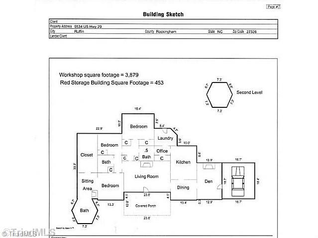 9534 Us Highway Ruffin, NC 27326 - Photo 3 of 30 Other. Sketch from Appraisal