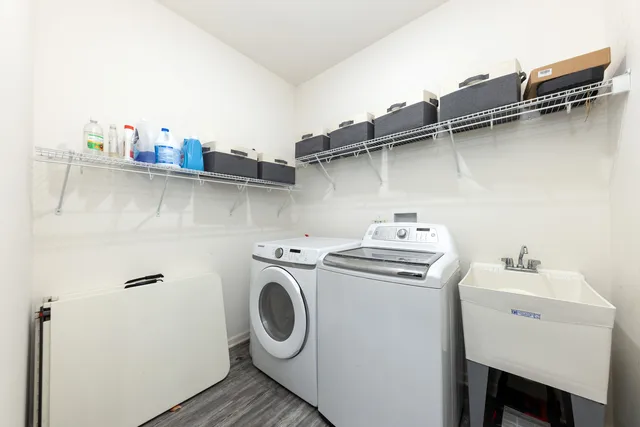 a view of an house with backyard space and garden