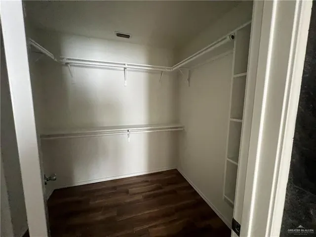 a view of a walk in closet