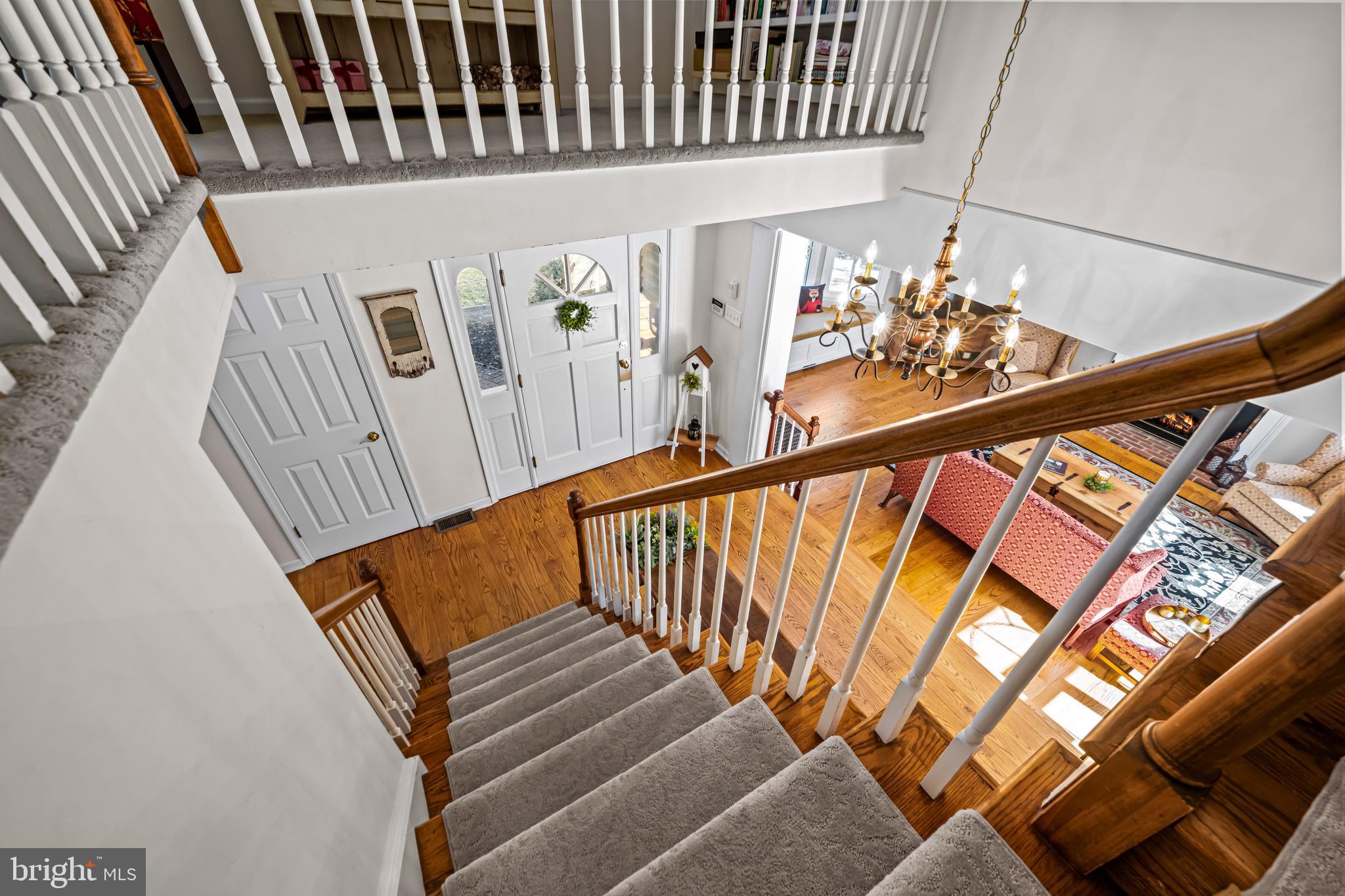 320 McKendimen Road Medford, NJ 08055 - Photo 23 of 81 Turned staircase to upper level