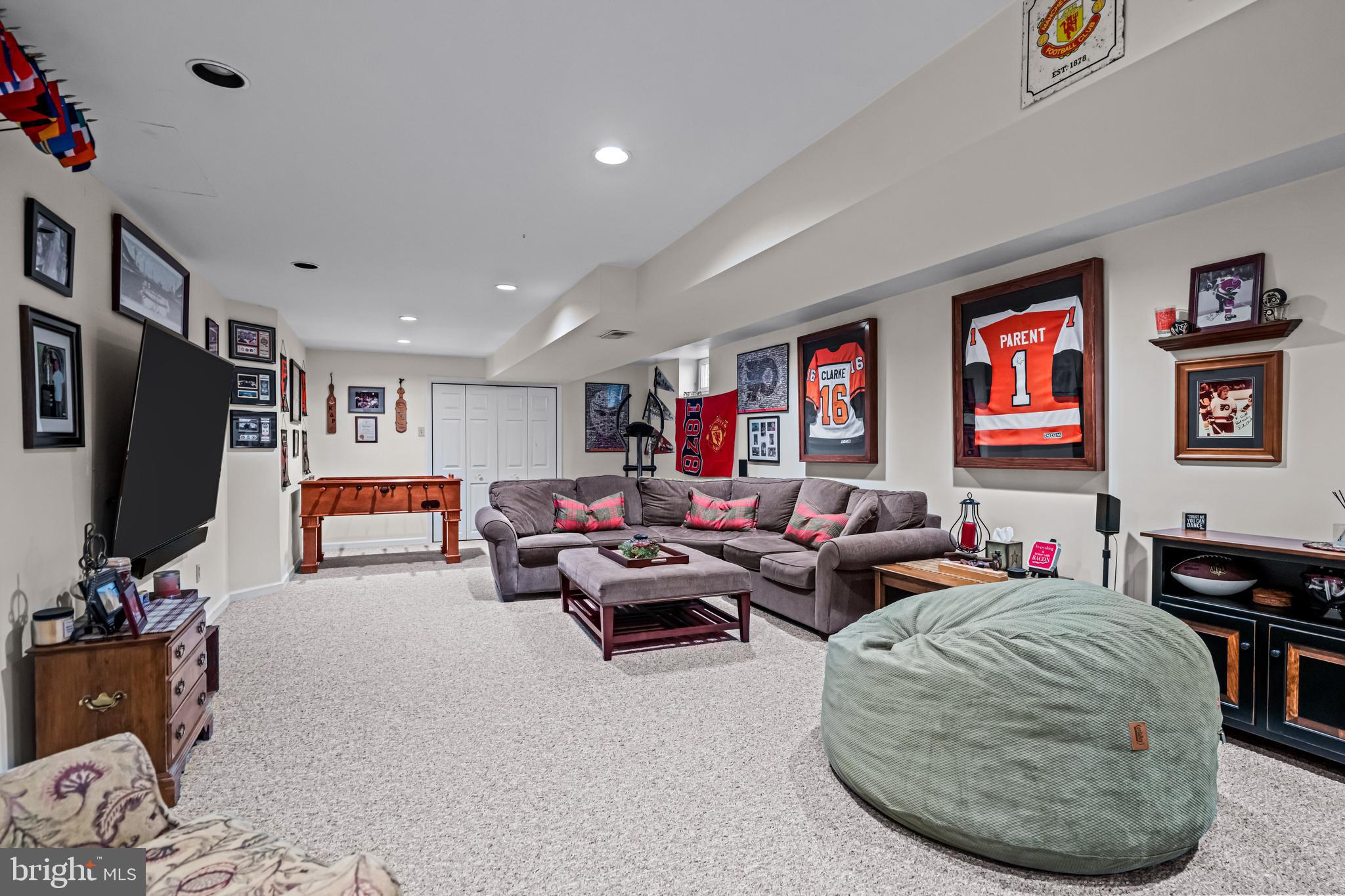 320 McKendimen Road Medford, NJ 08055 - Photo 39 of 81 Finished basemen with lots of storage