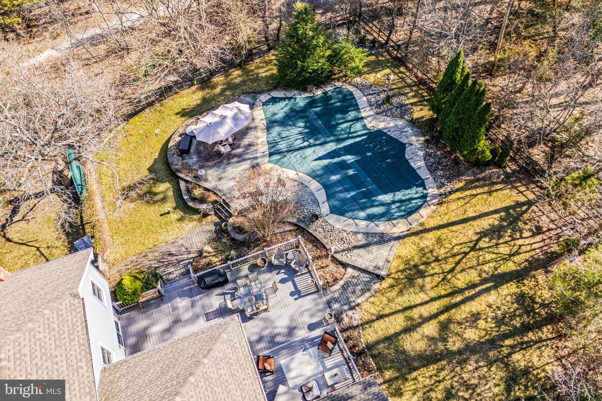 320 McKendimen Road Medford, NJ 08055 - Photo 41 of 81 Birds eye view of the backyard