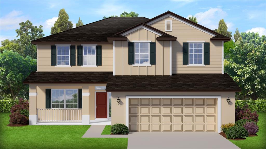 4495 Sutherland St Spring Hill, Unit LOT 9 Spring Hill, FL 34609 - Photo 1 of 1 a front view of a house with a yard