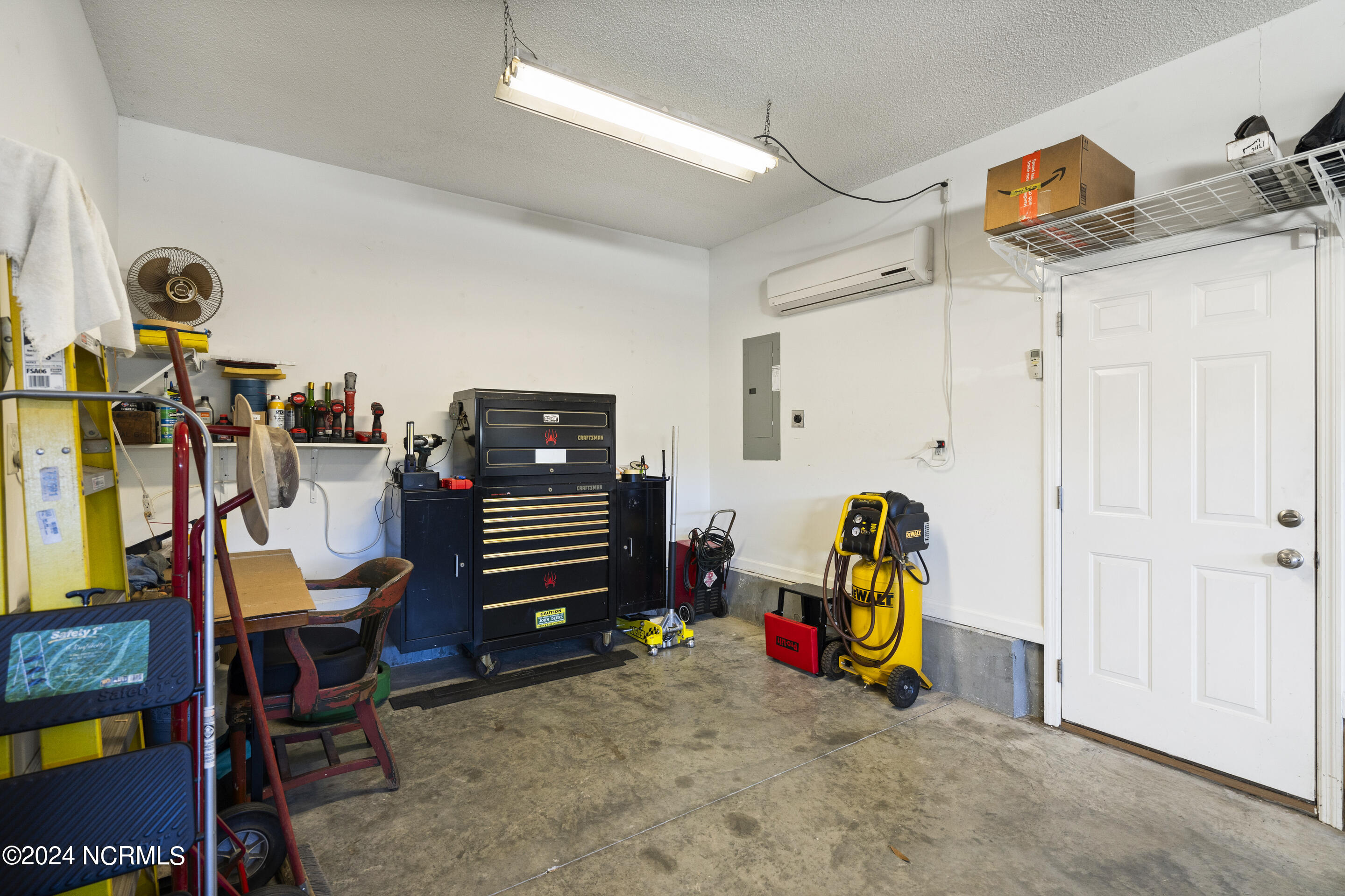 102 Burrell Lane Richlands, NC 28574 - Photo 39 of 43 Garage with Mini-Split AC