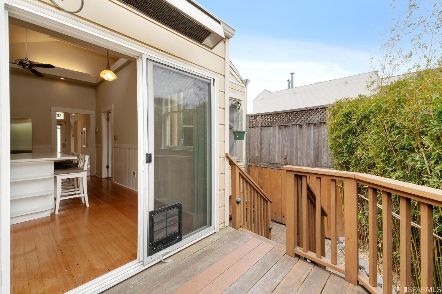 3754 Cesar Chavez San Francisco, CA 94110 - Photo 13 of 16 a view of balcony with a patio