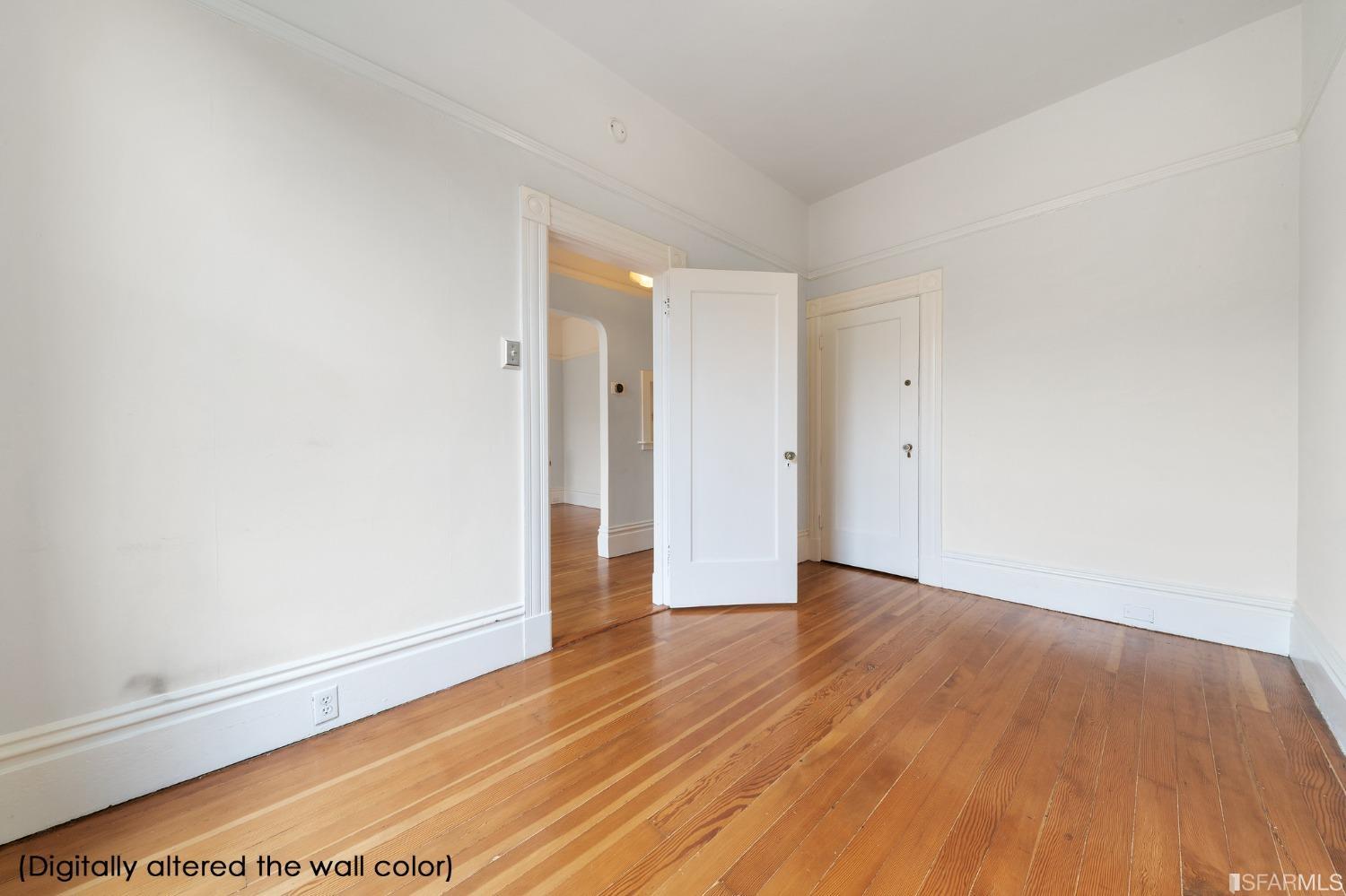 3754 Cesar Chavez San Francisco, CA 94110 - Photo 5 of 16 a view of an empty room with wooden floor