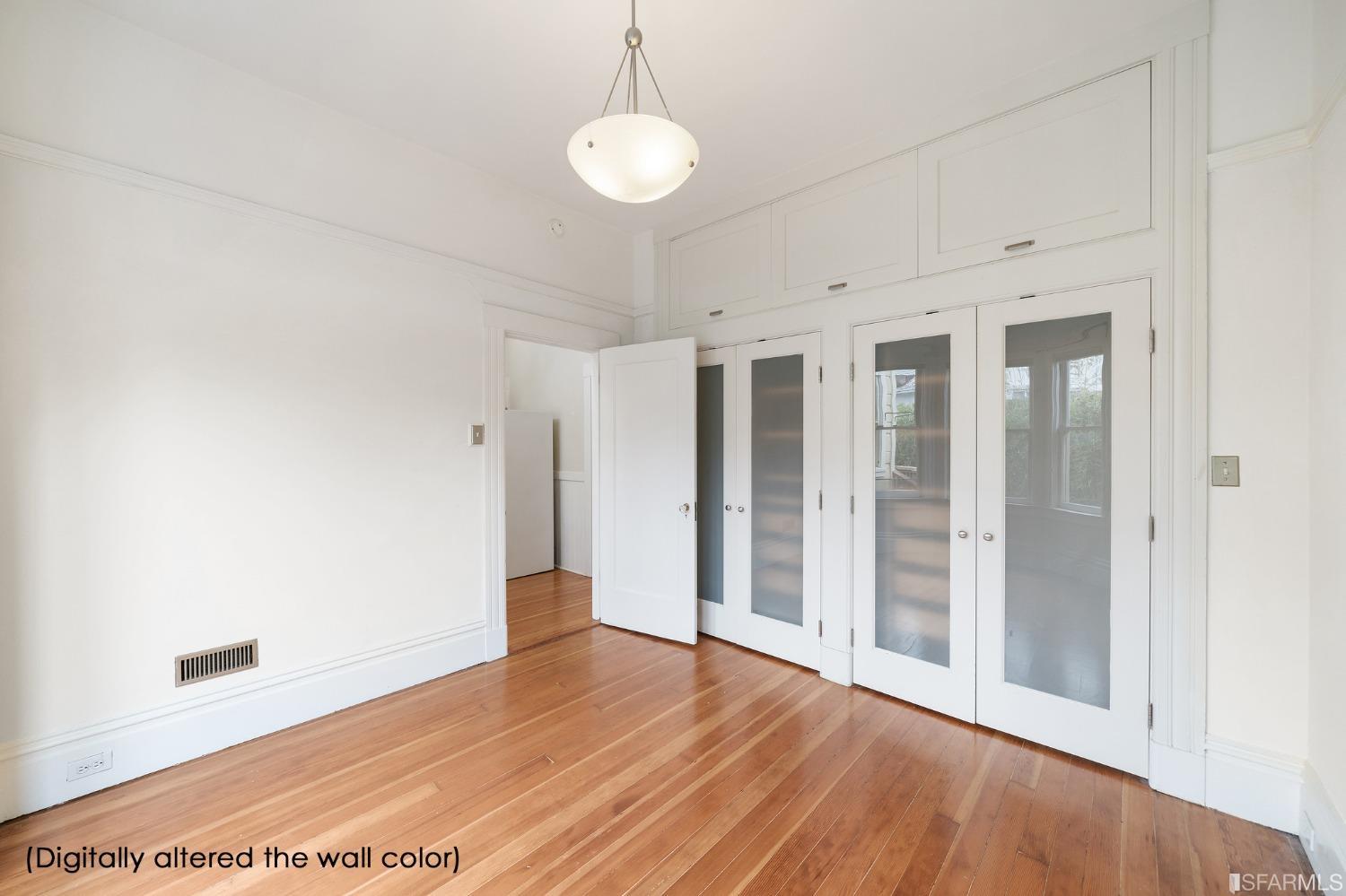 3754 Cesar Chavez San Francisco, CA 94110 - Photo 10 of 16 a view of a livingroom with wooden floor