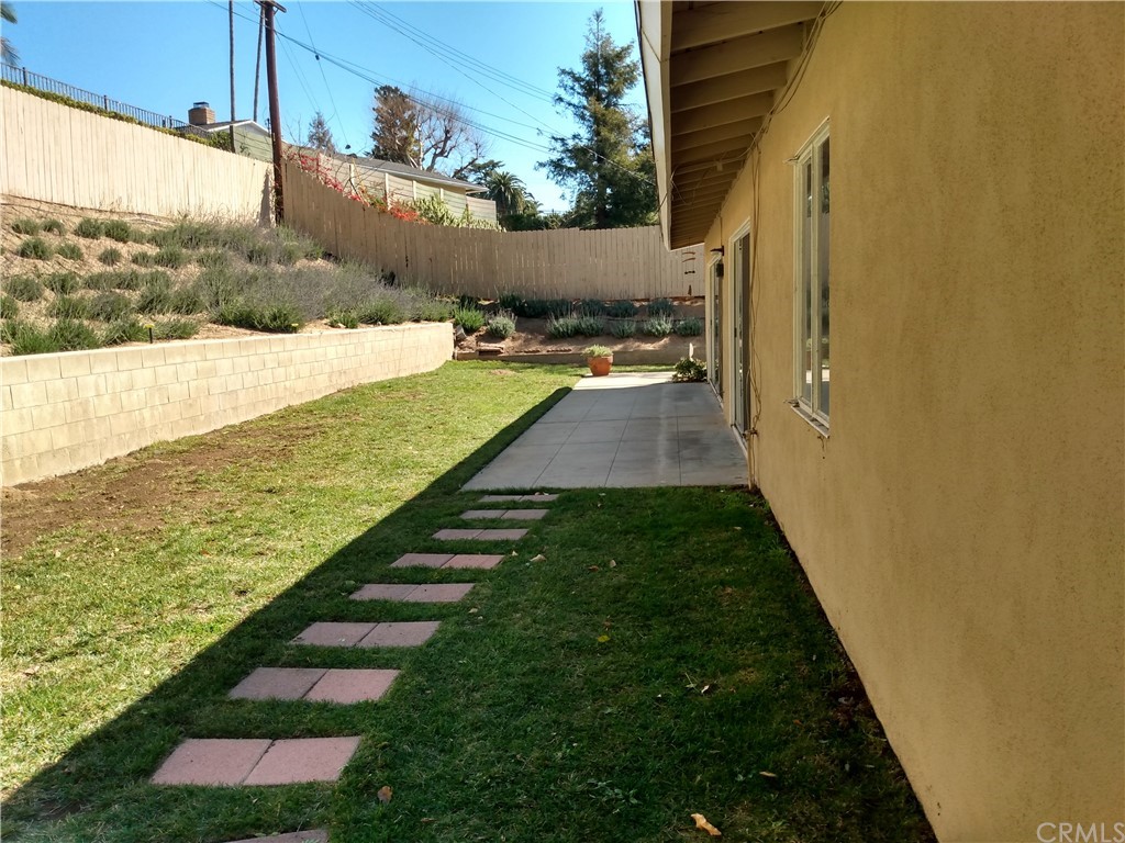 357 Parkman Street Altadena, CA 91001 - Photo 20 of 73 a view of a yard with an outdoor seating
