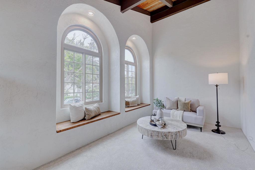 418 3rd Street Encinitas, CA 92024 - Photo 31 of 74 a living room with furniture and a large window