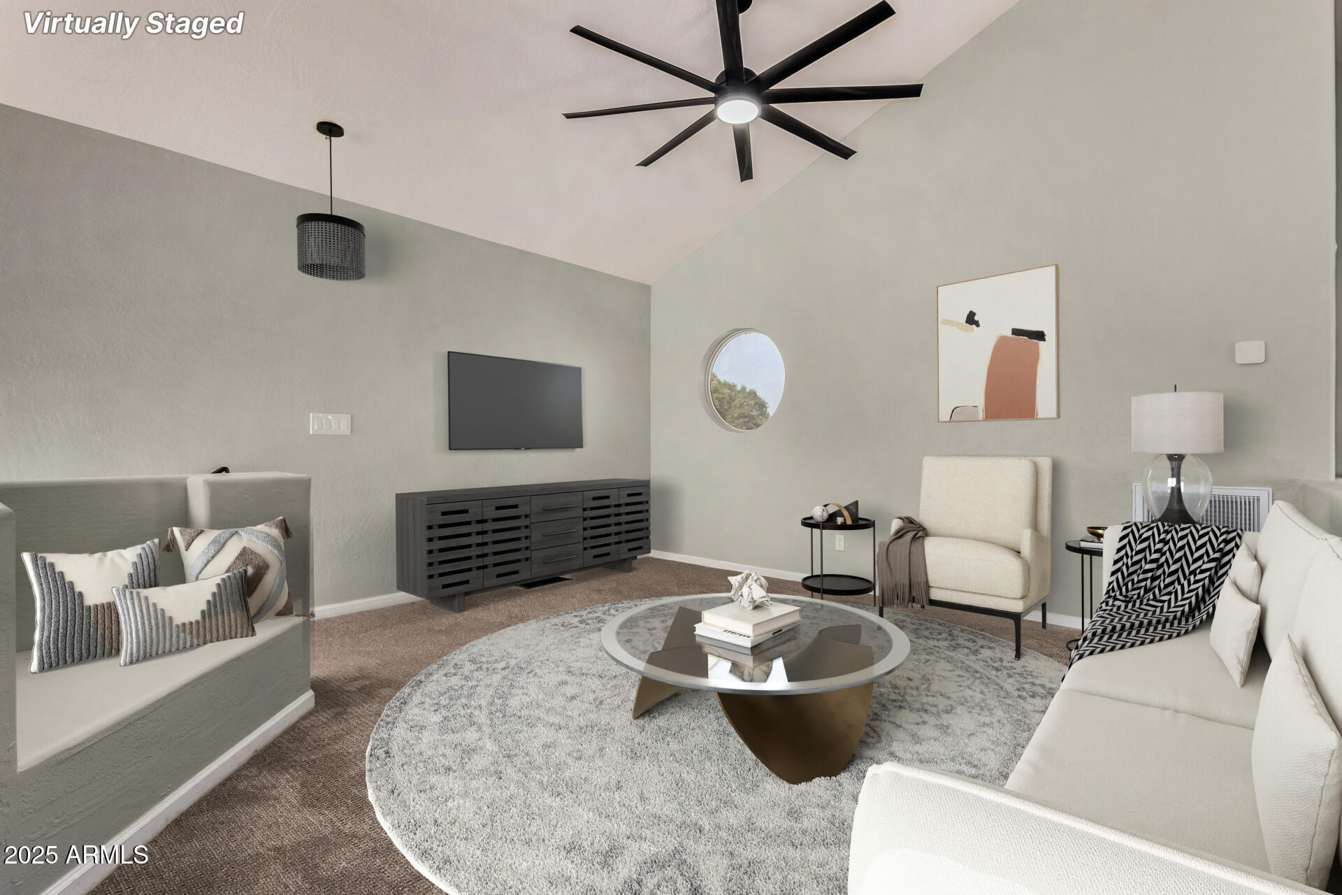 3832 North Gallatin Mesa, AZ 85215 - Photo 3 of 41 a living room with furniture and a flat screen tv