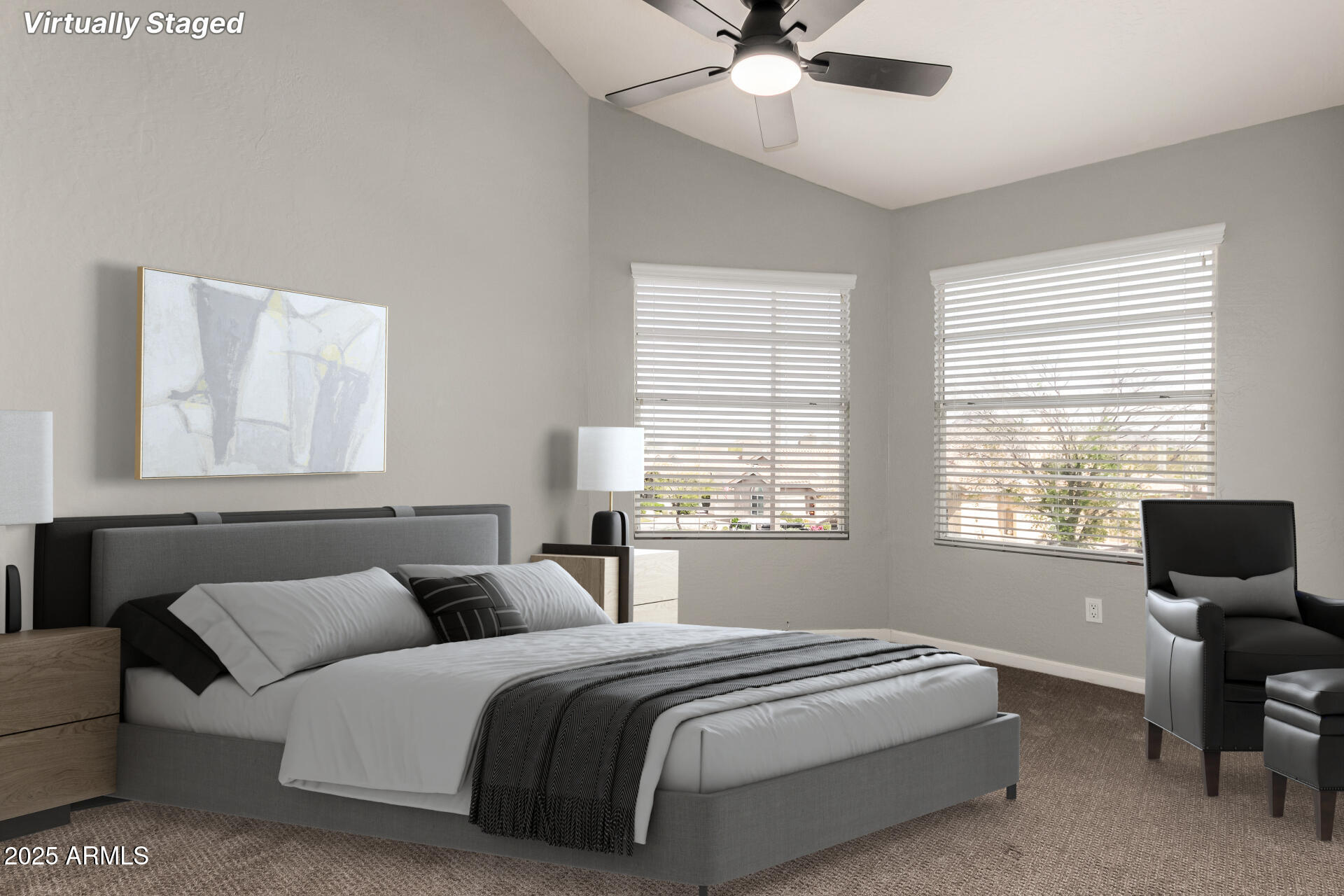 3832 North Gallatin Mesa, AZ 85215 - Photo 7 of 41 a spacious bedroom with a bed and a couch