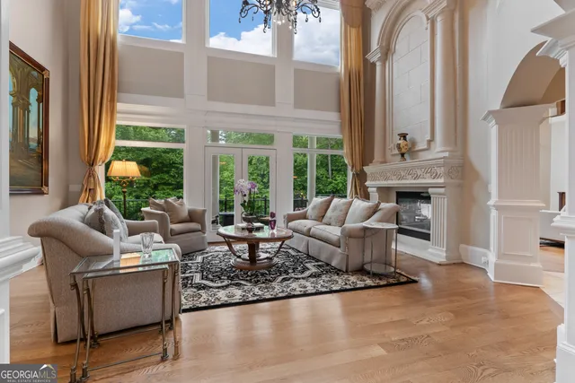 a view of kitchen with furniture and a potted plant