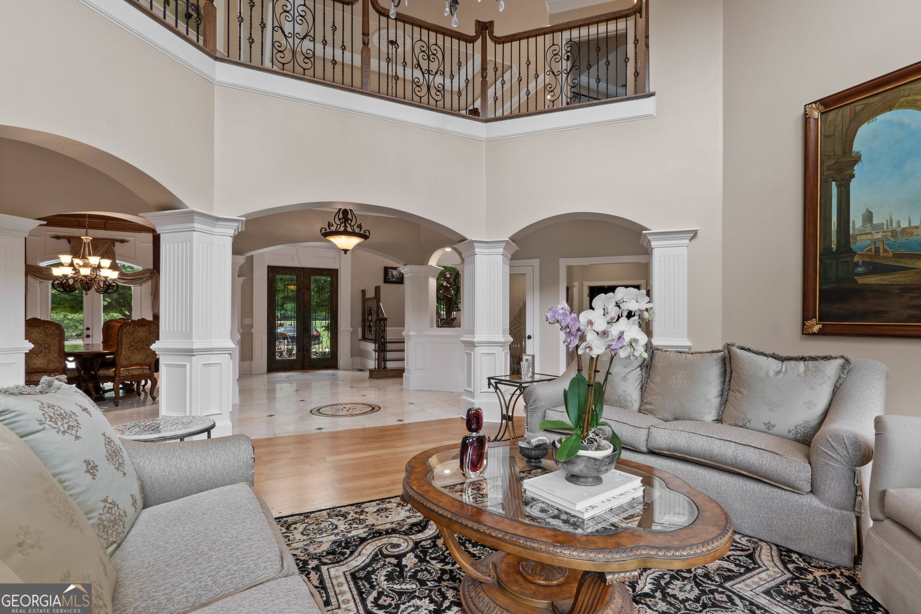 1005 Oak Mountain Road Carrollton, GA 30116 - Photo 14 of 73 a living room with furniture and a fireplace