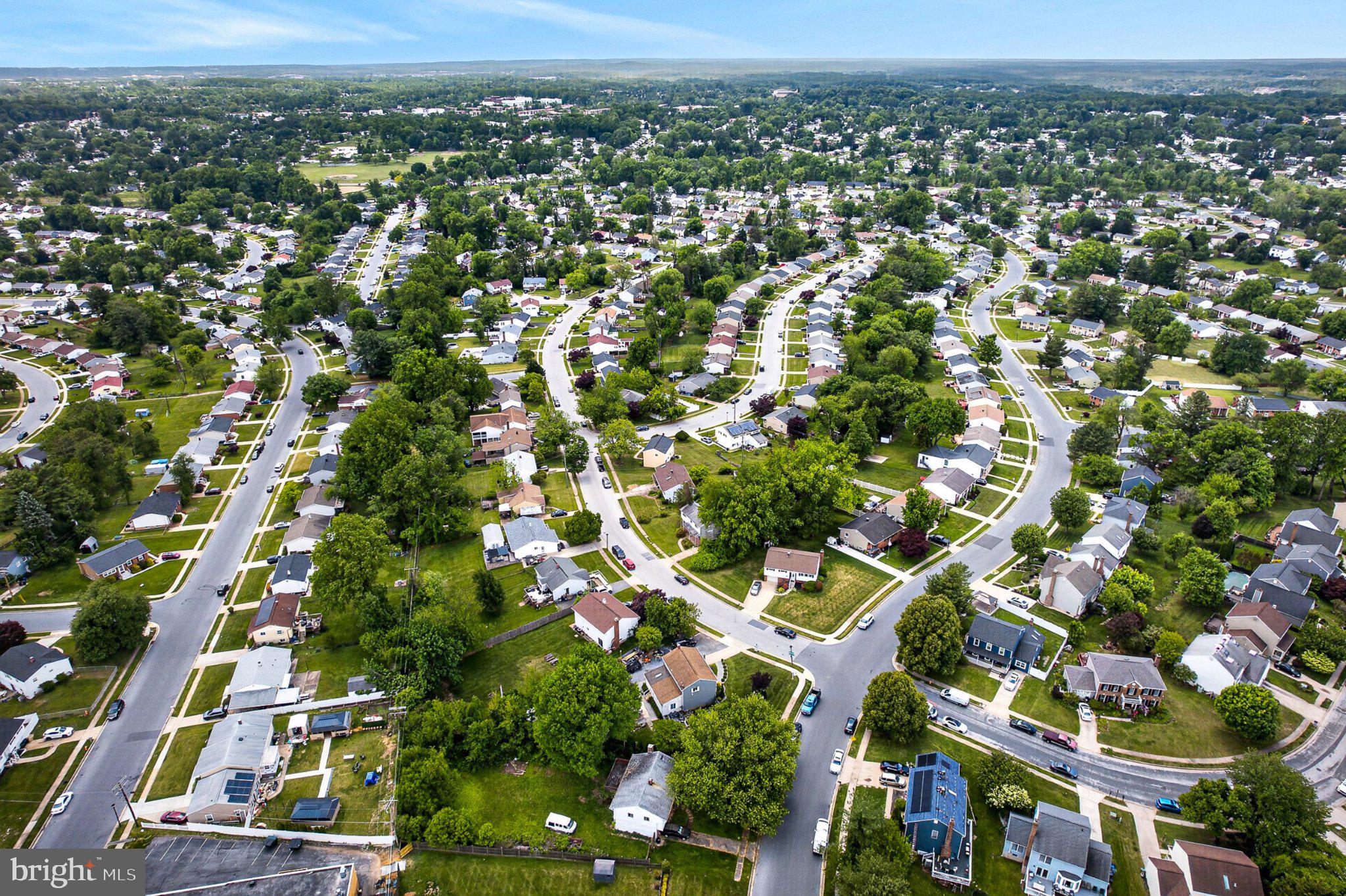 3947 Susanna Road Randallstown, MD 21133 - Photo 39 of 52 Serene suburban landscape from above.