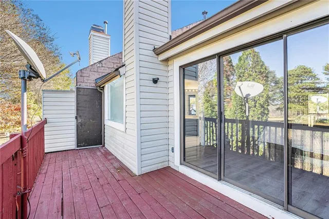 a view of a house with a porch