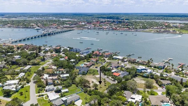 a view of city and ocean