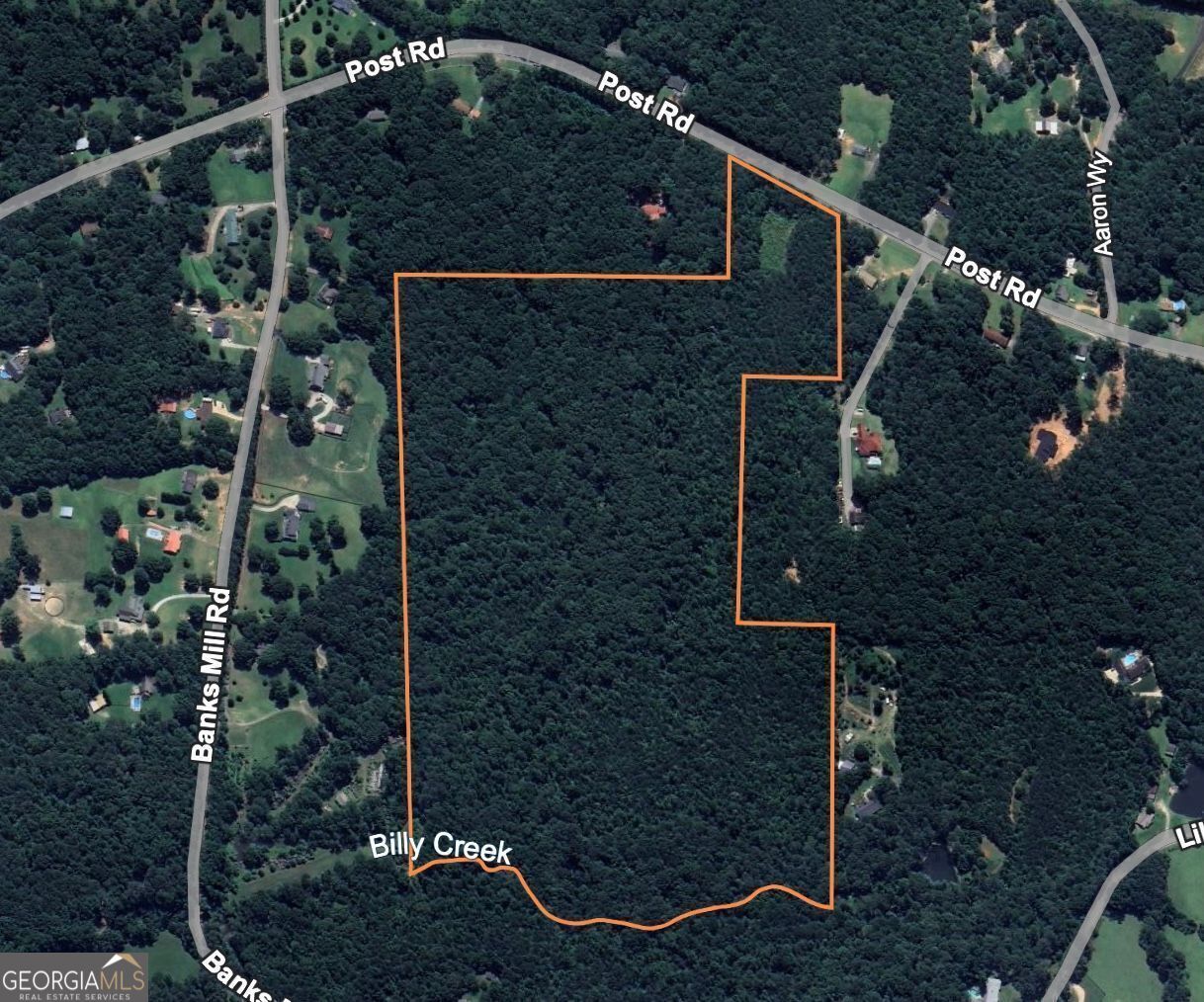 a aerial view of a house