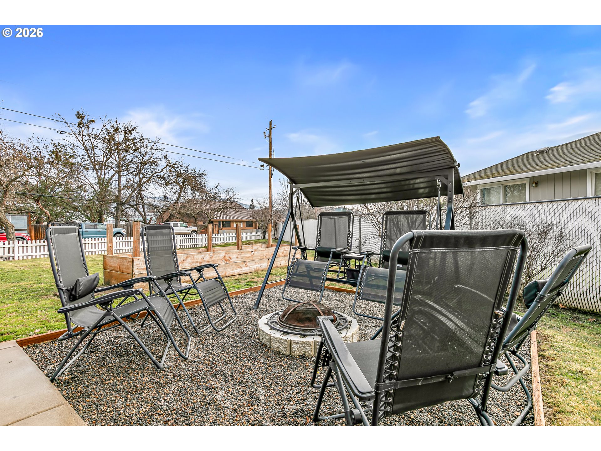 3712 Colver Road Phoenix, OR 97535 - Photo 28 of 38 a view of a chairs and table in the patio