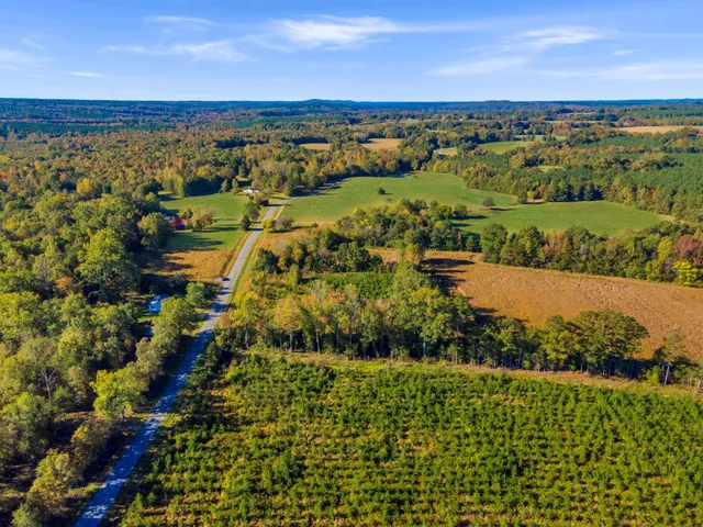 a view of a city with sunset view