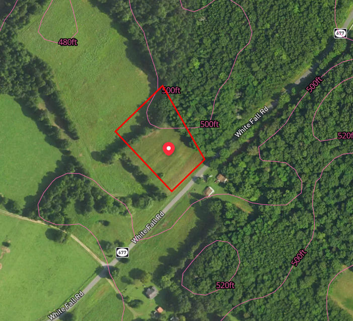 677 White Fall Road Gretna, VA 24557 - Photo 22 of 22 an aerial view of a golf course with street