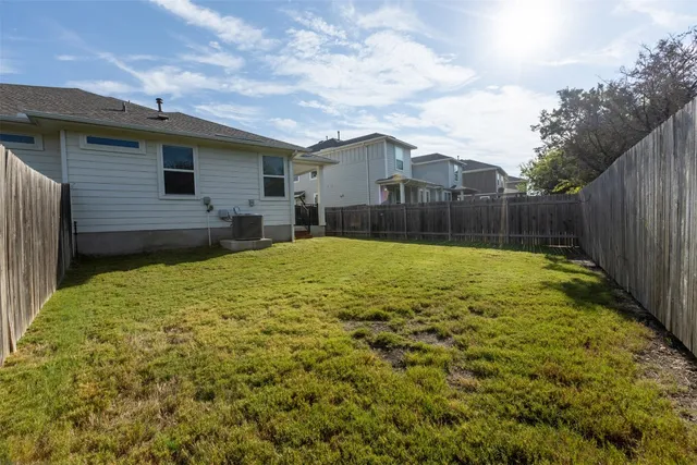 a house view with a outdoor space