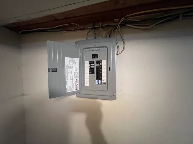 a view of a door of the house