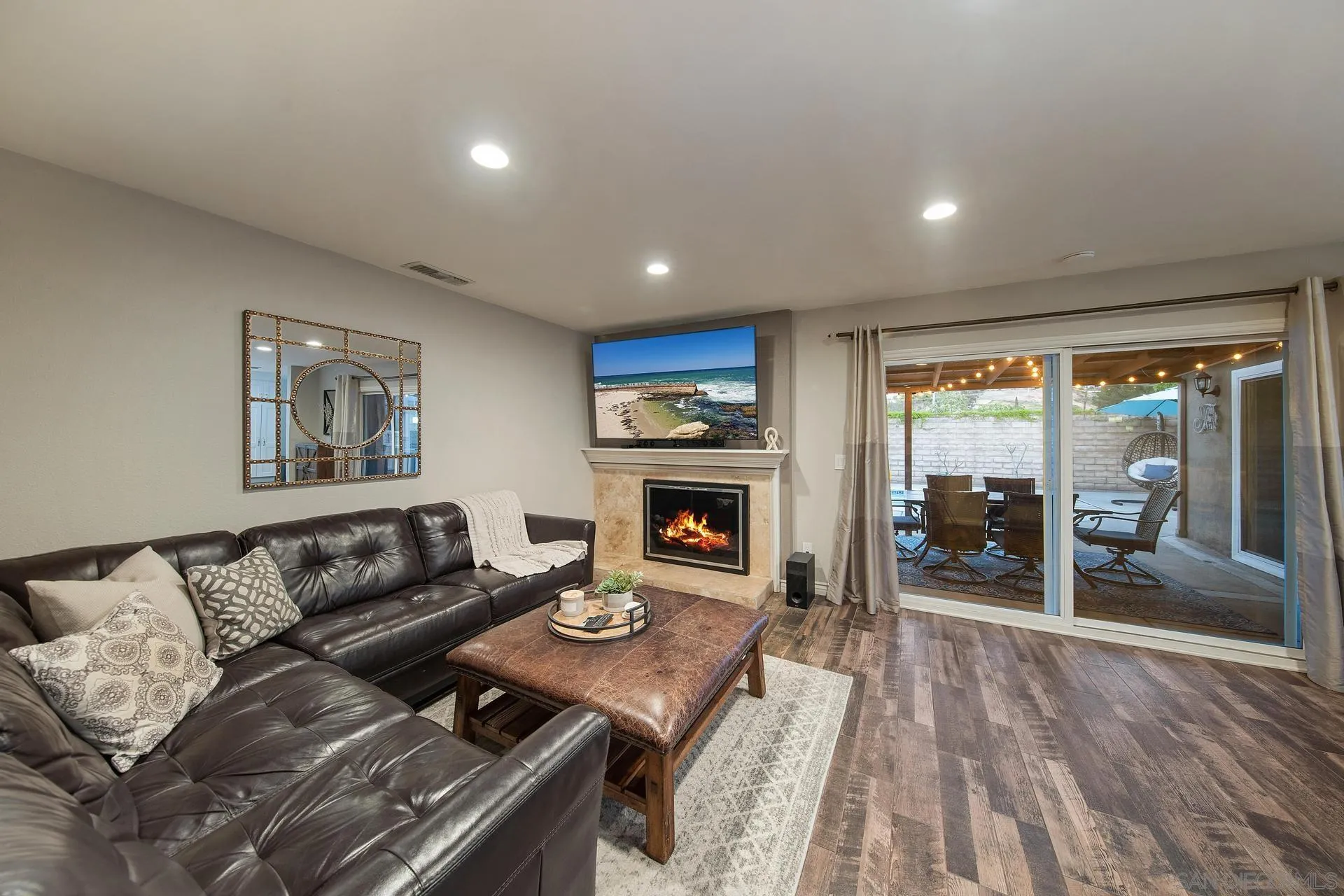 14161 Halper Road Poway, CA 92064 - Photo 27 of 64 a living room with furniture and wooden floor