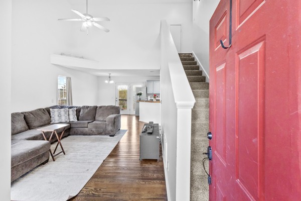 500 Berry Circle Springfield, TN 37172 - Photo 4 of 27 a living room with furniture and a fireplace