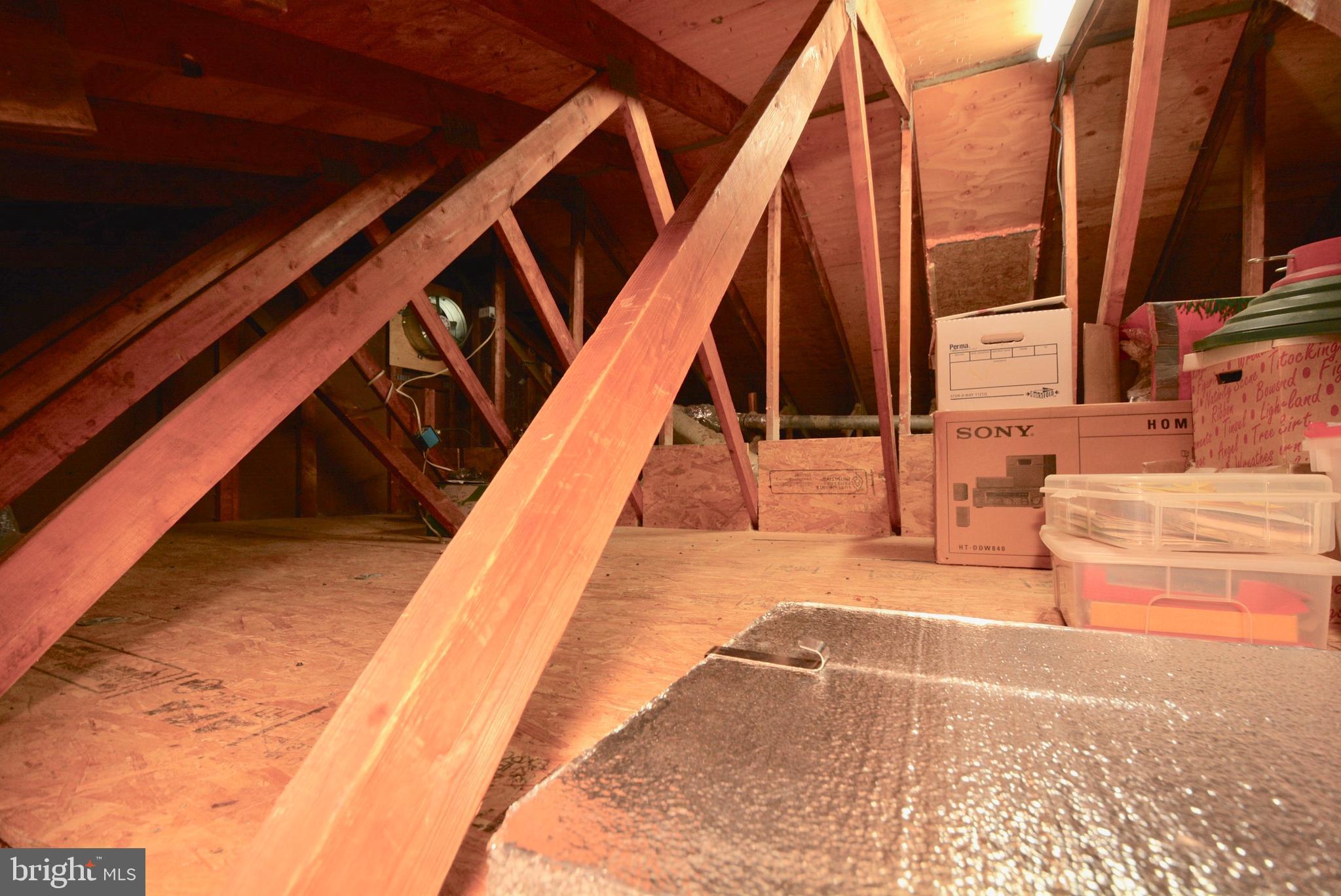 5947 Hall Street Springfield, VA 22152 - Photo 16 of 38 Attic space off loft.