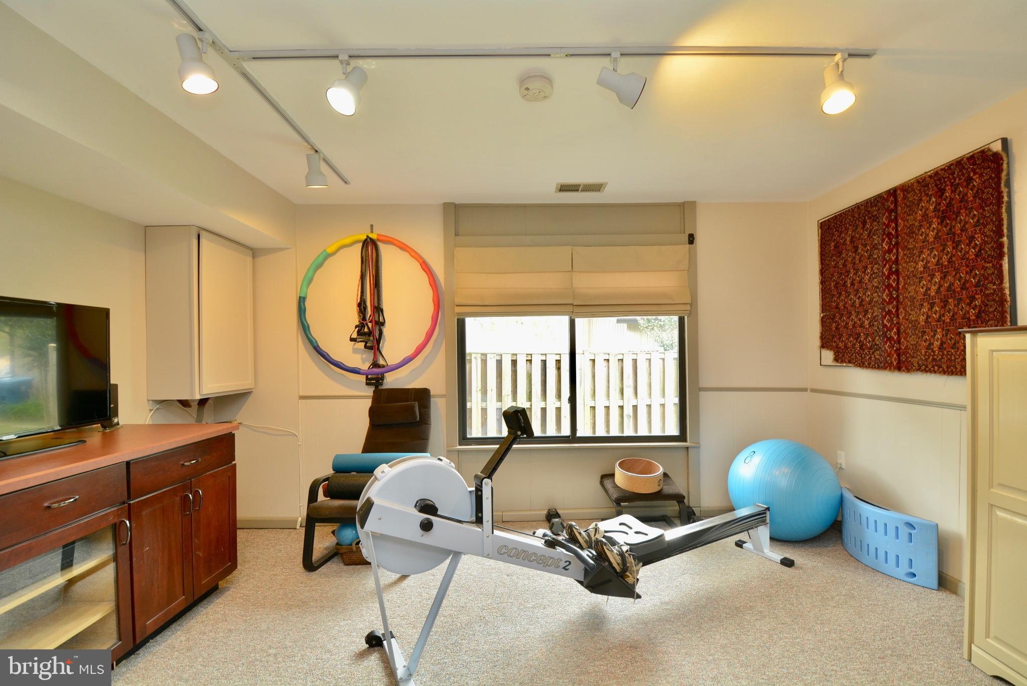 5947 Hall Street Springfield, VA 22152 - Photo 32 of 38 Bonus room/exercise room/hobby room.