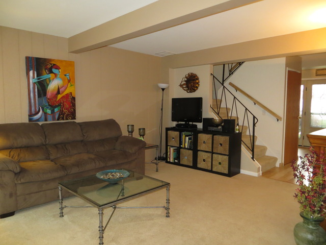 116 Julie Road Bolingbrook, IL 60440 - Photo 6 of 21 a living room with furniture and a flat screen tv