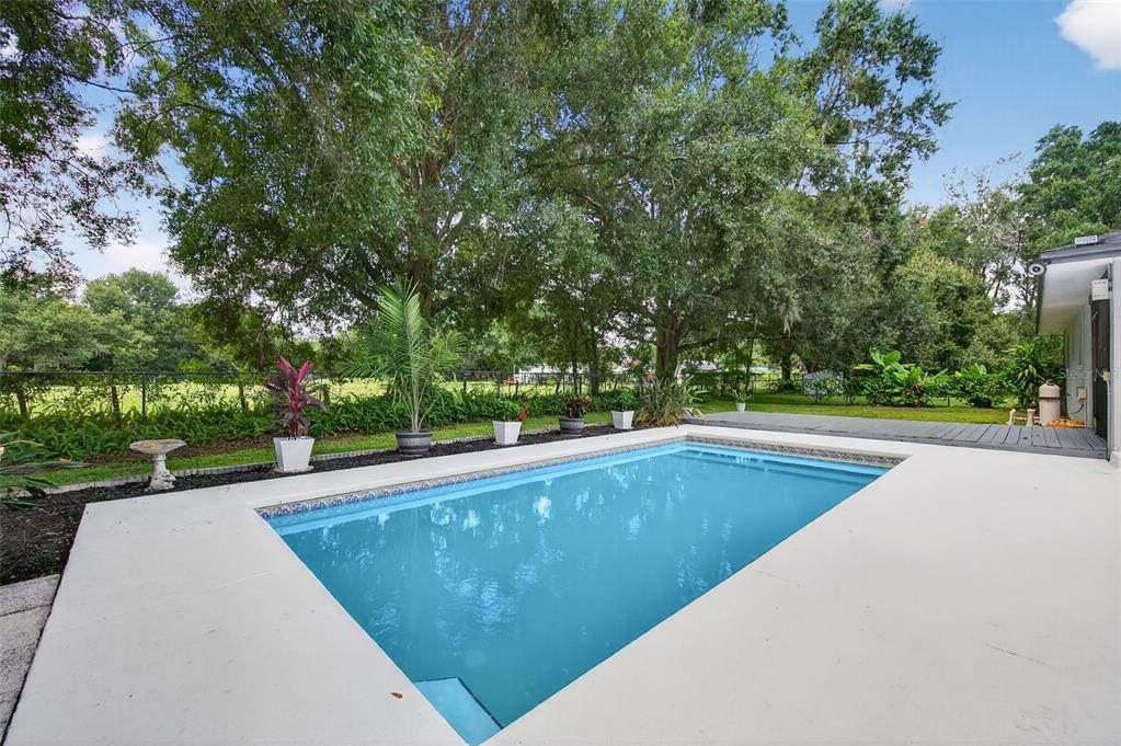 4618 Deeson Road Lakeland, FL 33810 - Photo 24 of 36 a view of a swimming pool with a yard