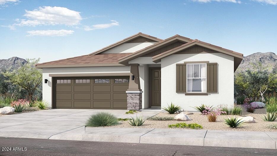 14432 West Alameda Road Surprise, AZ 85387 - Photo 1 of 3 a front view of a house with a yard and garage
