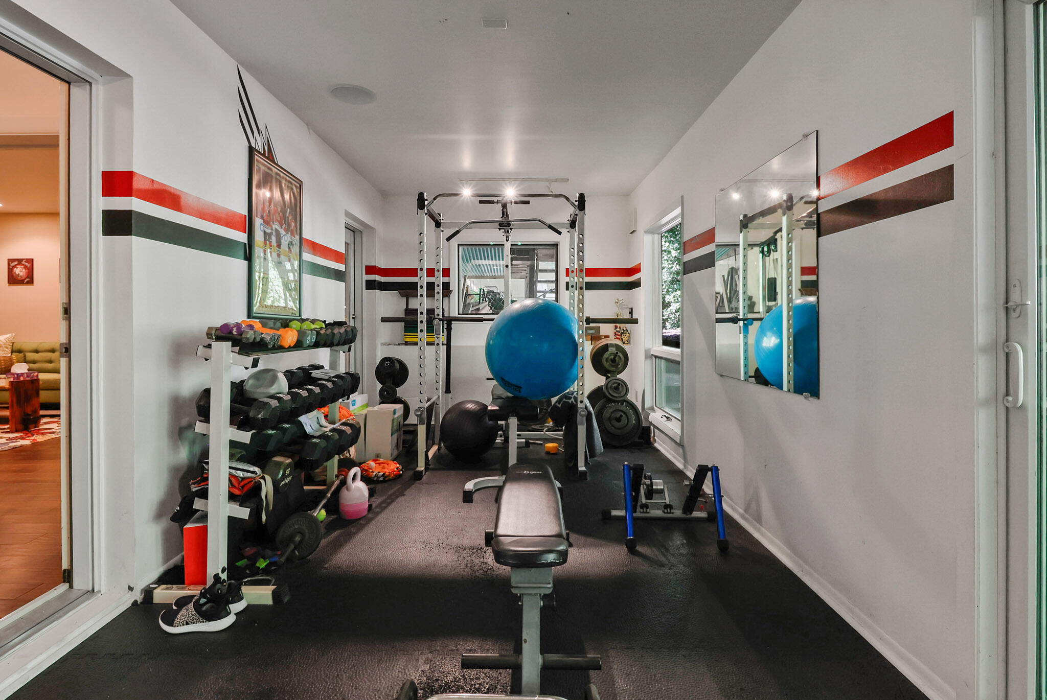 66 Ski Hill Road Portage, IN 46368 - Photo 29 of 48 a view of a room with gym equipment