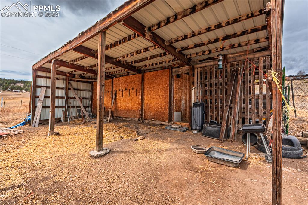 36 Valley Circle Guffey, CO 80820 - Photo 29 of 40 a view of a room with wooden roof